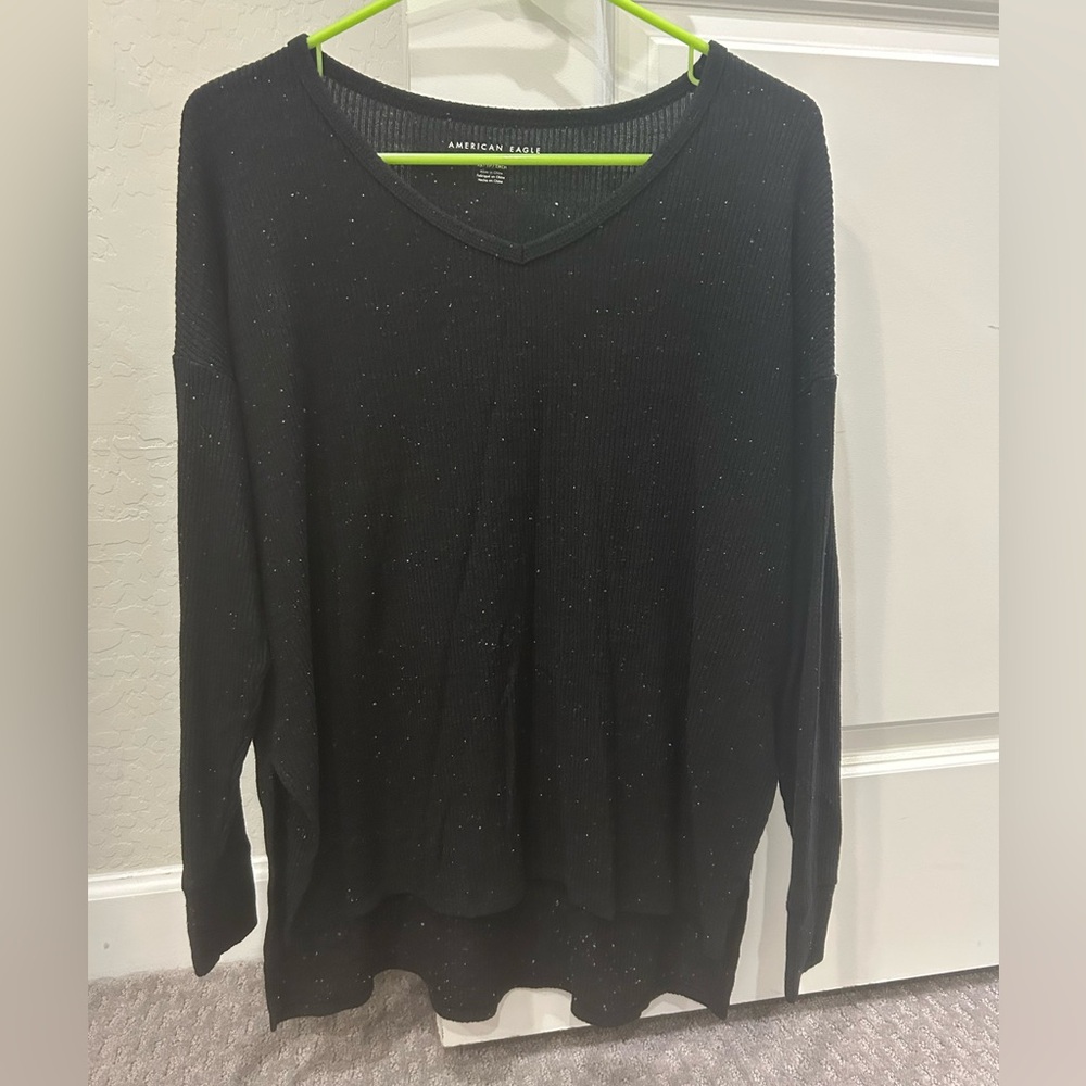 American Eagle V Neck Sweater Top